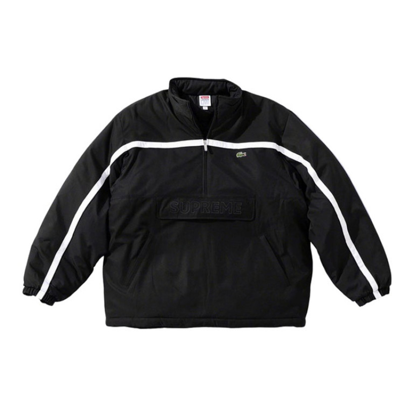 Supreme FW19 Week 5 x LACOSTE Puffy Half Zip Pullover