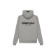 Fear of God Essentials SS22 Hoodie Dark Oatmeal Logo