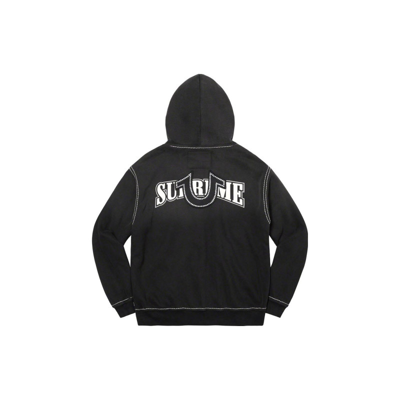 Supreme FW22 Week 14 x True Religion Zip Up Hooded Sweatshirt