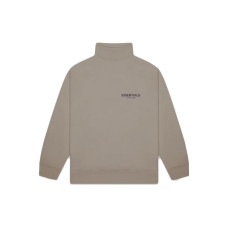 Fear of God Essentials Sage Mock Neck Sweatshirt Taupe