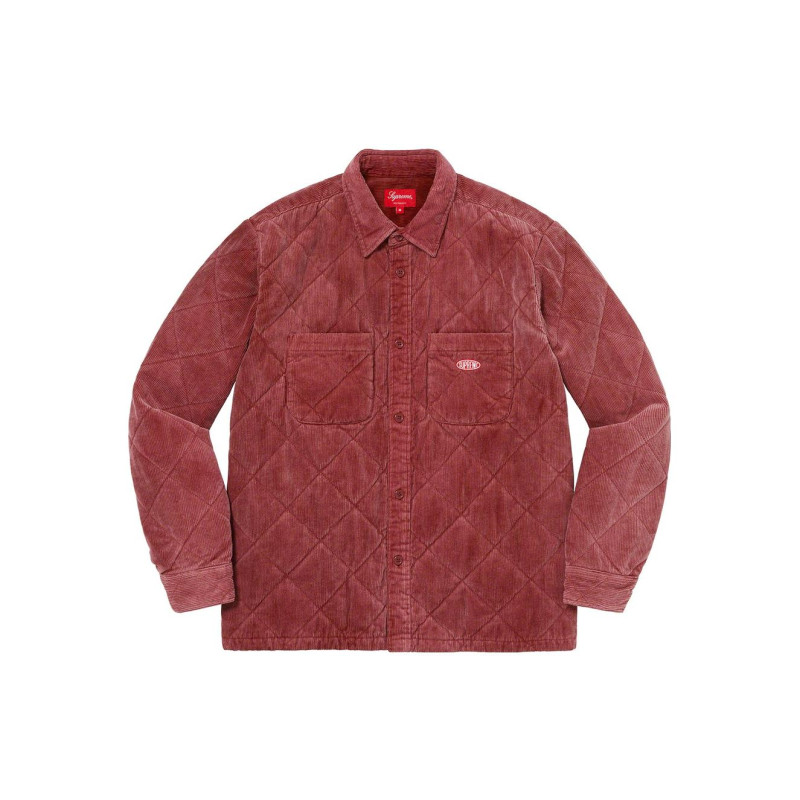 Supreme FW22 Week 11 Quilted Corduroy Shirt