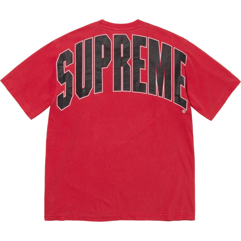 Supreme FW24 WEEK1 Cracked Back Arc SS Top logoT