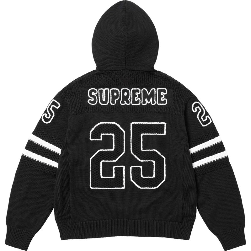Supreme SS25 WEEK3 Sport Zip Up Hooded Sweater logo