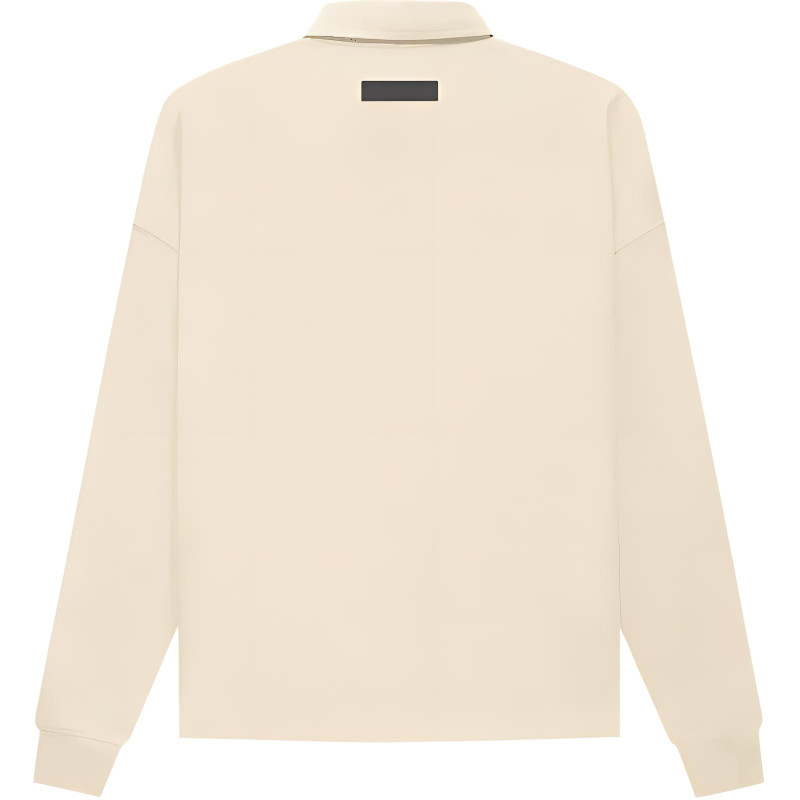 Fear of God Essentials FW22 1977 Henley Rugby in Egg Shell Polo