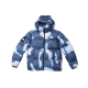Supreme x THE NORTH FACE FW21 TNF Bleached Denim Print Nuptse Jacket