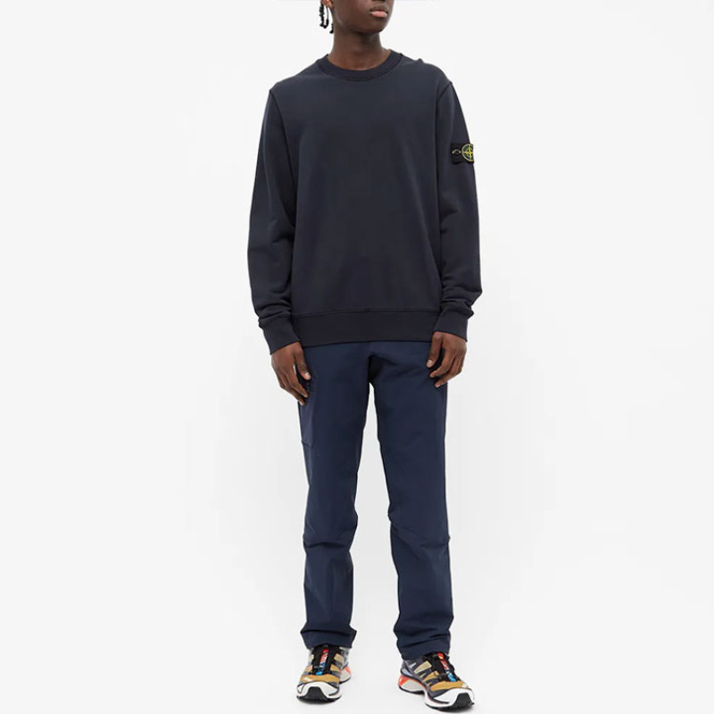 STONE ISLAND Garment Dyed Crew Sweat