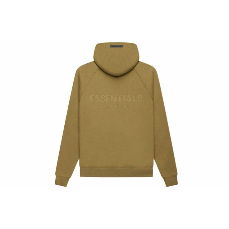 Fear of God Essentials FW21 Pullover Hoodie Amber Logo