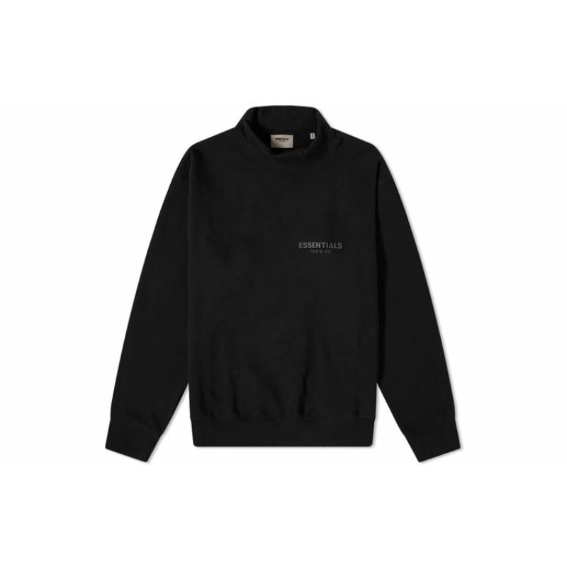 Fear of God Essentials SS21 Pull-Over Mockneck Stretch Limo Logo