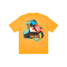 PALACE National Flag Triangle Print Short Sleeve T-shirt T