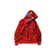 A BATHING APE Color Camo Shark Full Zip Hoodie