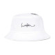 WE11DONE WHITE HOTFIX STAR BUCKET HAT logo