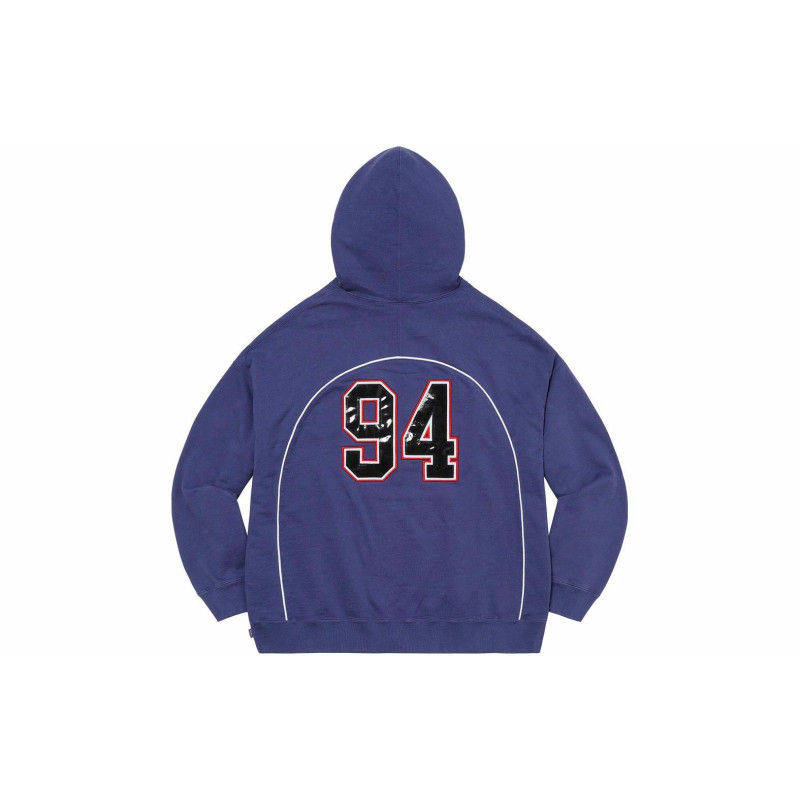 Supreme SS23 Week15 PIPING ARC HOODED SWEATSHIRT