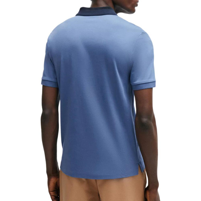 HUGO BOSS FW23 Interlock-Cotton Slim-Fit Polo Shirt LogoPoloT