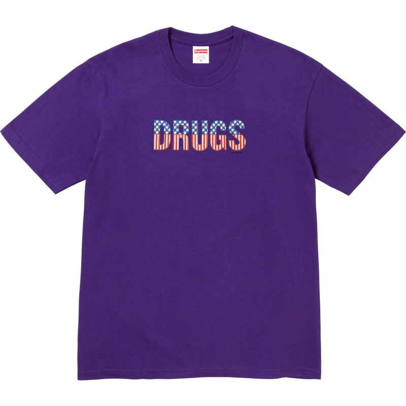 Supreme FW24 WEEK1 Drugs Tee T
