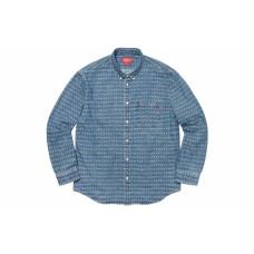 Supreme SS20 Week 5 Jacquard Logos Denim Shirt