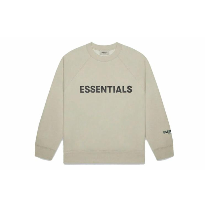 Fear of God Essentials FW20 Crew Neck Sweatshirt Moss Logo