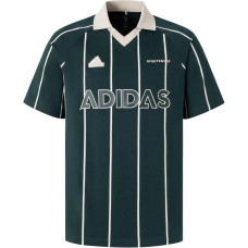 adidas TIRO STRIPE HEAVY JERSEY TEE logoPolo
