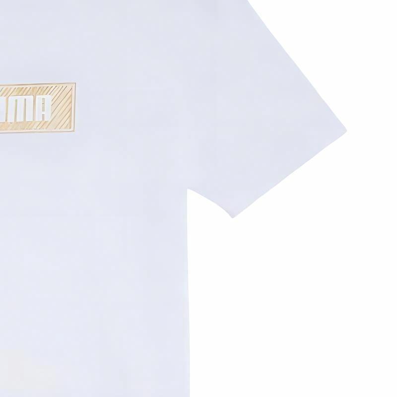 PUMA CLASSICS GS BOX LOGO TEE logoT