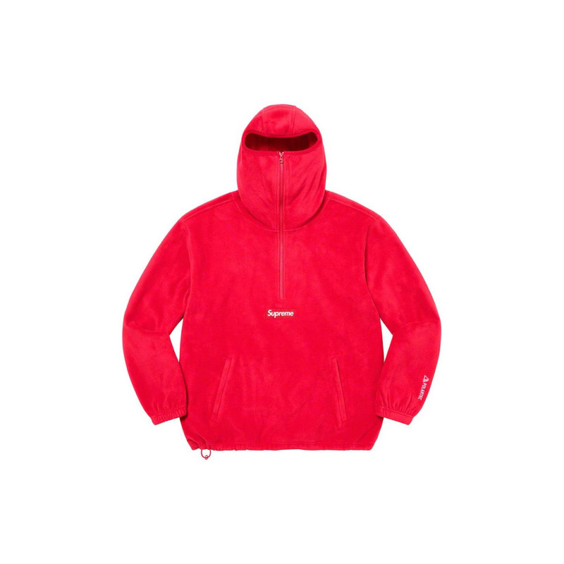 Supreme FW22 Week 14 x Polartec Facemask Half Zip Pullover