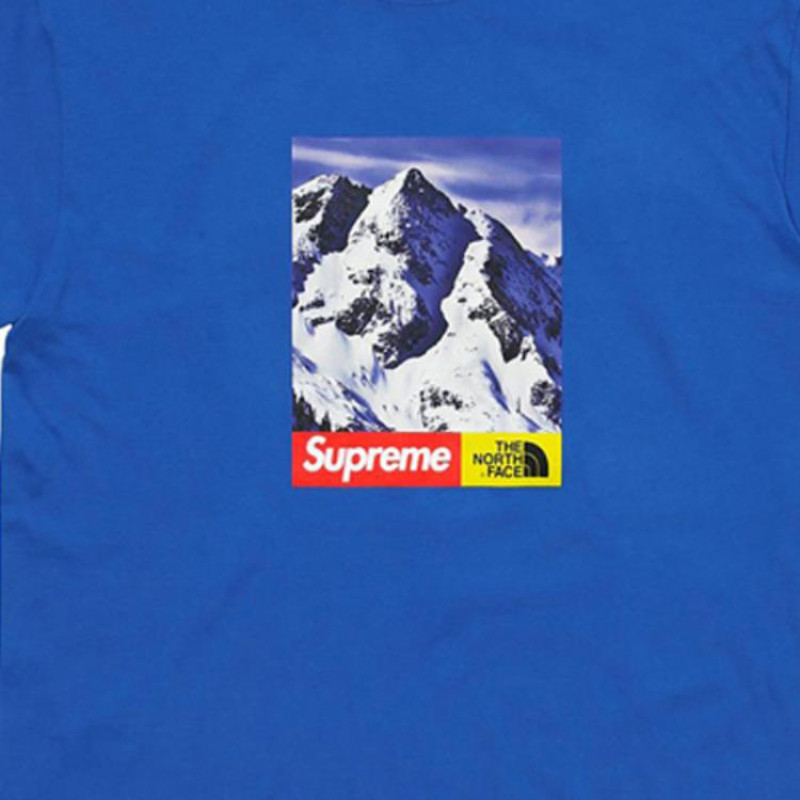 Supreme FW17 x The North Face Mountain Tee Royal T