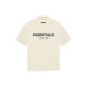 Fear of God Essentials SS21 Short Sleeve Polo ButtercreamCream LogoPolo