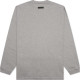Fear of God Essentials SS24 Longsleeve T-Shirt Dark Heather Oatmeal