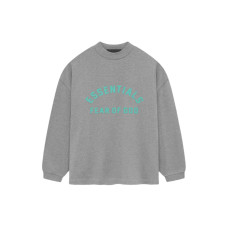Fear of God Essentials SS24 Longsleeve T-Shirt Dark Heather Oatmeal