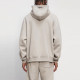 Fear of God Essentials FW20 Core Hoodie Tan logo