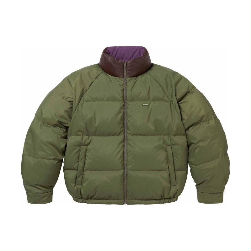 Supreme SS24 WEEK1 REVERSIBLE DOWN PUFFER JACKET