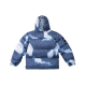 Supreme x THE NORTH FACE FW21 TNF Bleached Denim Print Nuptse Jacket