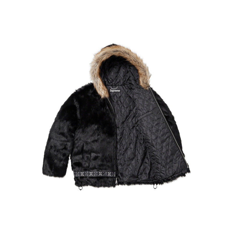 Supreme FW23 WEEK14 FAUX FUR PARKA