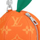 LOUIS VUITTON Orange pouch Monogram