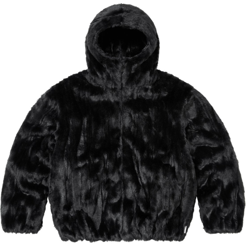 Supreme FW24 WEEK5 Faux Fur Hooded Jacket