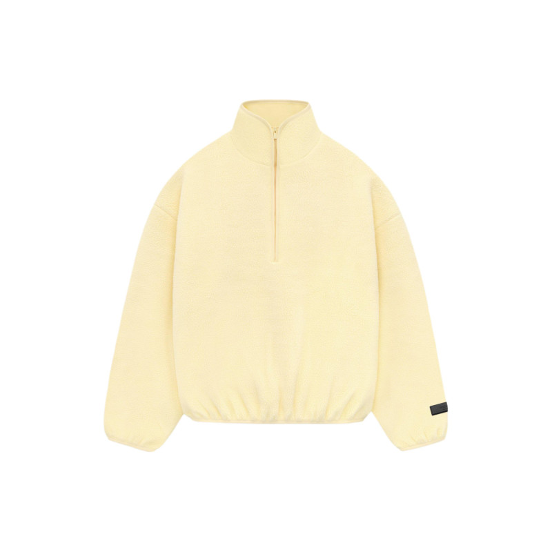 Fear of God Essentials Polar Fleece Halfzip Mockneck GARDEN