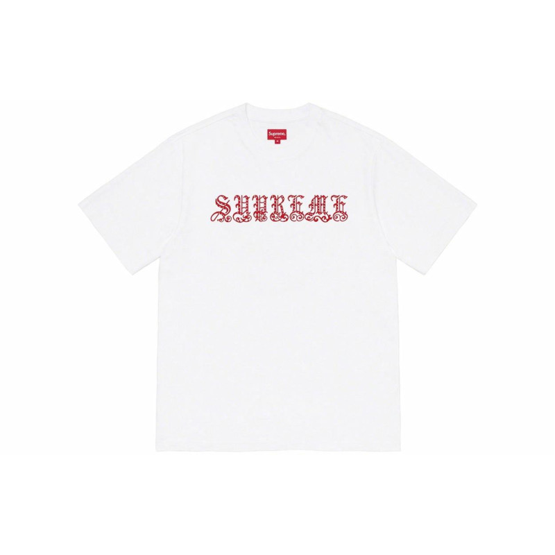 Supreme SS21 Week 8 Old English Rhinestone SS Top T