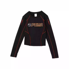 PUMA BEYOND THE SPEED LONGSLEEVE CROP TEE W T
