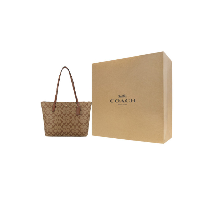 COACH Zip Top Tote 30 Tote