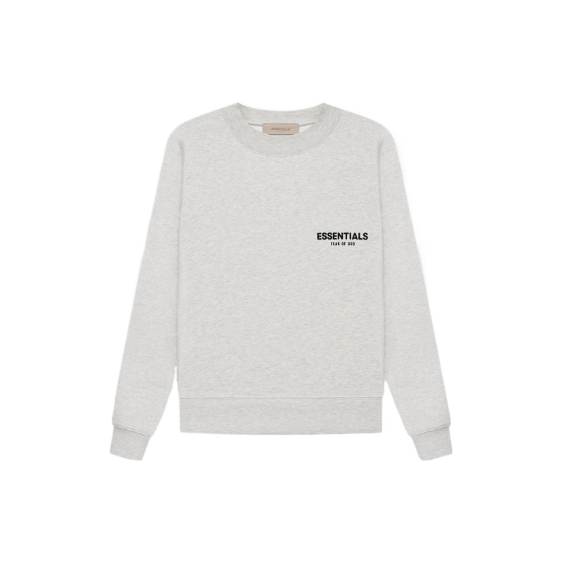 Fear of God Essentials SS22 Crewneck Light Oatmeal Logo