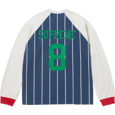 Supreme FW24 WEEK5 Stripe Raglan LS Top T