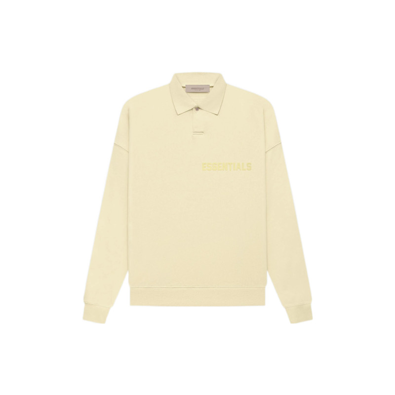 Fear of God Essentials Ls Polo Canary Polo