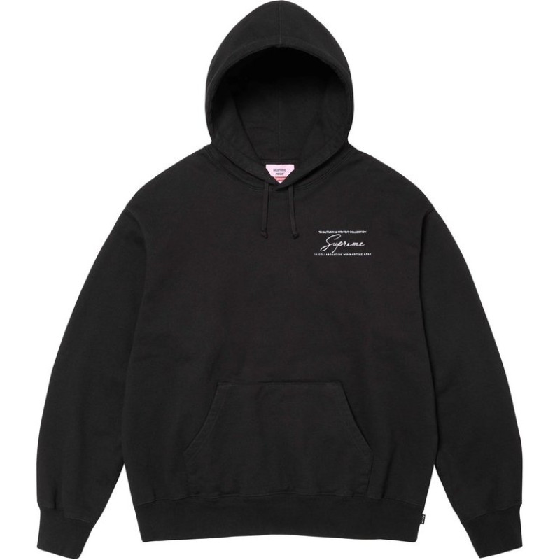 Supreme x Martine rose FW24 WEEK4 Hooded Sweatshirt logo