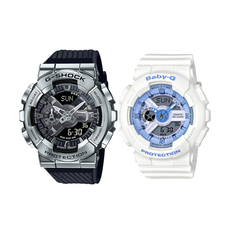 CASIO G-SHOCK BABY-G GM-110-1A+BA-110BE-7AER