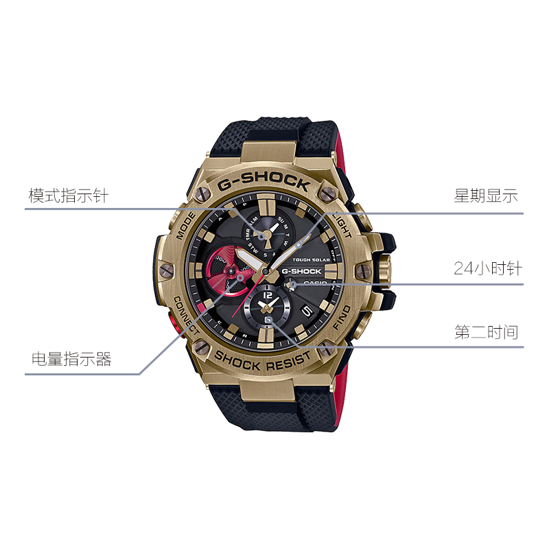 G-SHOCK GST-B100RH-1APR