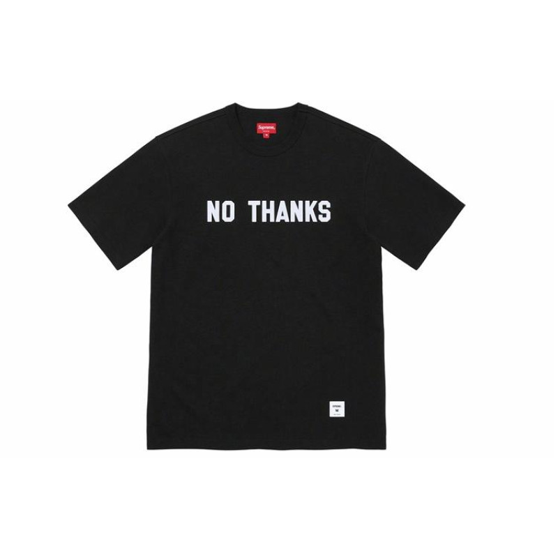Supreme FW21 Week 1 No Thanks SS Top LogoT