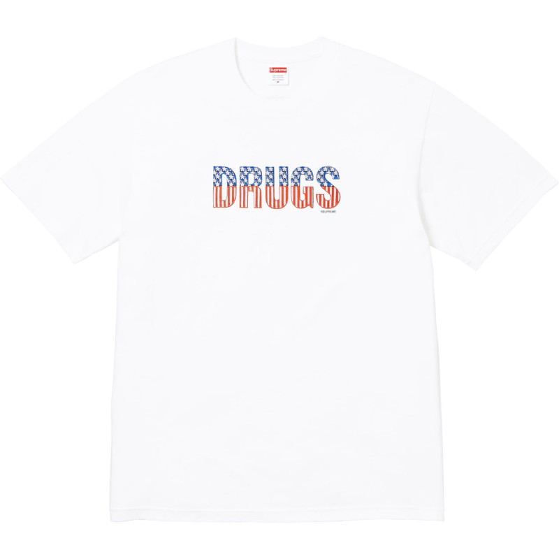 Supreme FW24 WEEK1 Drugs Tee T