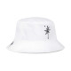WE11DONE WHITE HOTFIX STAR BUCKET HAT logo