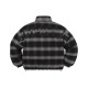 Supreme FW22 Week 8 Flannel Reversible Puffer Jacket Logo