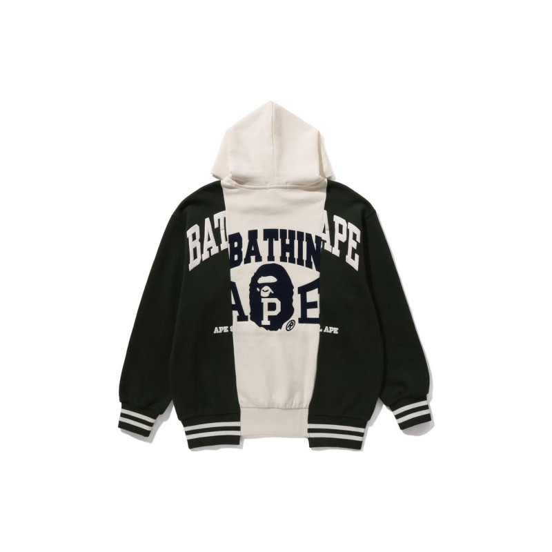 BAPE Color Blocking Pullover Hoodie