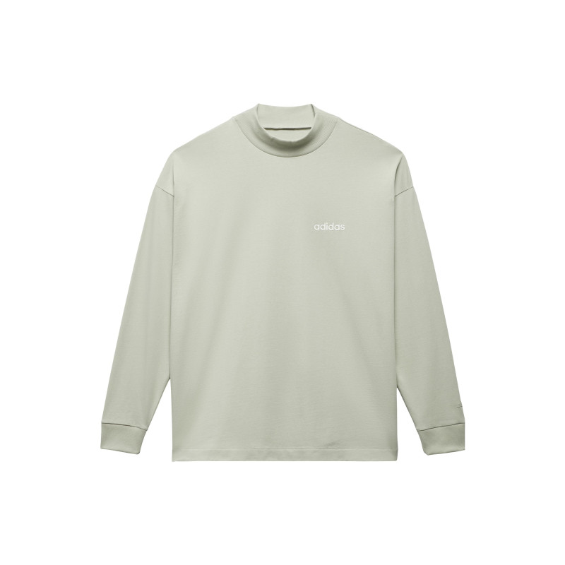adidas originals Adidas Basketball Chapter 1 Tee Ls Halo Green LogoT