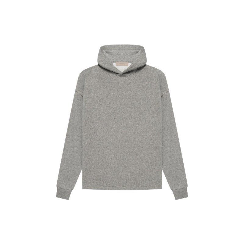 Fear of God Essentials SS22 Relaxed Hoodie Dark Oatmeal Logo